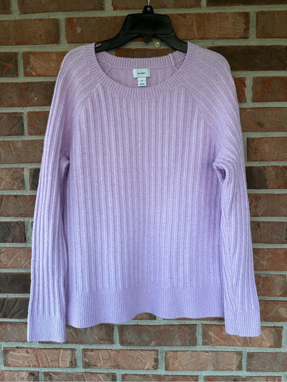 Old Navy Lilac Ribbed Crewneck Sweater - Women's